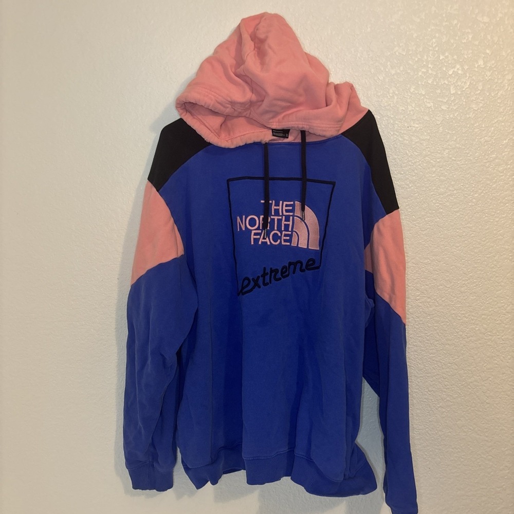 The North Face‎ Hoodie VNT Mens Medium Extreme Hoodie 90s Retro Embroidered